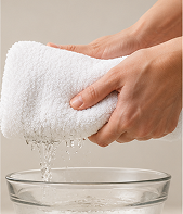 Absorbent towel texture