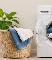 Stacked durable towels